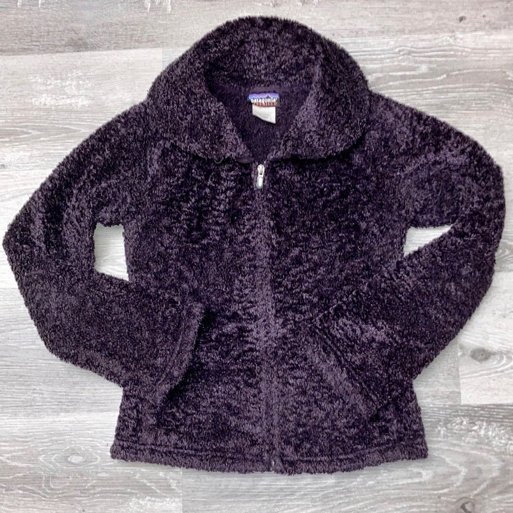 Patagonia zip up collared sweater